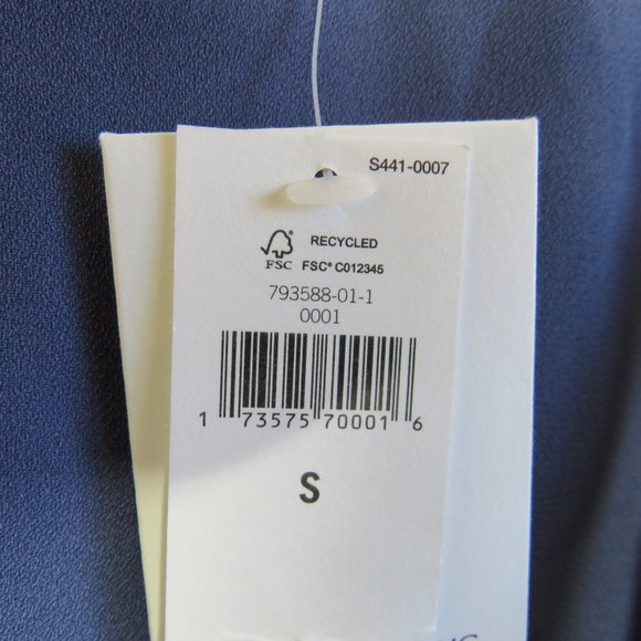 Banana Republic* Women's Sleeveless V-Neck Layered High/Low Hem Blouse~ Small - Picture 5 of 10